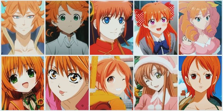 Anime Characters with Orange Hair