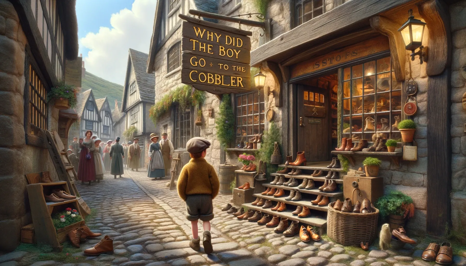 Why Did the Boy Go to the Cobbler? Answer